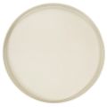 Dekotablett Metall 30 cm Beige