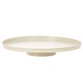 Floristik24 Dekoplatte Metall rund beige 41 cm für Innenbereich