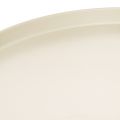 Dekoplatte Metall rund beige 41 cm für Innenbereich | Floristik24.at