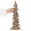 Deko Tannenbaum Kunststoff braun beflockt 44cm | Floristik24.at