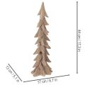 Deko Tannenbaum Kunststoff braun beflockt 44cm | Floristik24.at