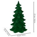 Tannenbaum Dekoration 27 cm aus Kunststoff in Grün für festliche Tischdeko | Floristik24.at