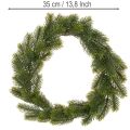 Künstlicher Türkranz Tannengrün Ø 35cm aus Kunststoff | Floristik24.at
