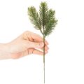 Künstlicher Tannenzweig Grün 25 cm 24 Stück Kunststoff | Floristik24.at