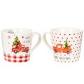 Weihnachtstasse aus Keramik