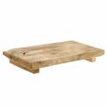 Floristik24 Holztablett Teak Natur 29×15cm