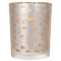 Teelichthalter Glas 12 cm mit