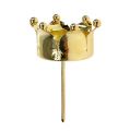 Teelichthalter Krone Gold Ø4,8cm 4St | Floristik24.at
