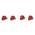 Floristik24 Tischdeckenbeschwerer Tischdeckenklammern Erdbeeren 4,5cm 4St