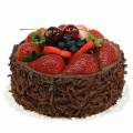 Floristik24 Schoko-Sahne-Torte künstlich Ø15cm H11,5cm