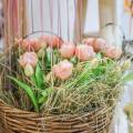 Floristik24 Tulpen-Bund Real Touch, Kunstblumen, Künstliche Tulpen Rosa