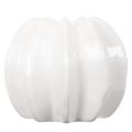 Kürbis-Keramikvase weiß 15cm Dekoration für Zuhause | Floristik24.at