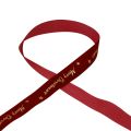 Floristik24 Geschenkband Weihnachtsband Rot Samtband 25mm 20m