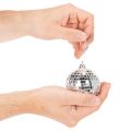 Weihnachtskugeln Set Spiegelkugel 7 cm Silber 6 Stück Kunststoff Innenbereich | Floristik24.at