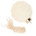Weihnachtskugel-Set Cremeweiß
