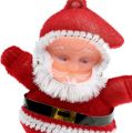 Floristik24 Weihnachtsmann 6cm Rot beflockt am Stab 48St