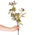 Künstlicher Weißdorn-Zweig mit roten Beeren 110cm Dekoration | Floristik24.at