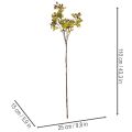 Künstlicher Weißdorn-Zweig mit roten Beeren 110cm Dekoration | Floristik24.at