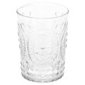Floristik24 Windlicht aus Glas Ø7,5cm H10cm mit Ornamentmuster transparent