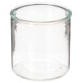 Floristik24 Glaszylinder Vase transparent 10cm 3er-Set für Innenbereich