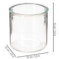 Glaszylinder Vase transparent 10cm 3er-Set für Innenbereich | Floristik24.at