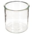 Floristik24 Glas Windlicht rund 12 cm klares Glas 2er Set