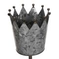 Floristik24 Dekokrone Metall Antik-Optik 95cm für Blumenbeet oder Pflanzkübel