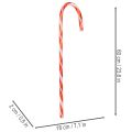 Künstliche Zuckerstange 60 cm Rot-Weiß Kunststoff 3er-Set | Floristik24.at