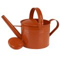 Metall Gießkanne 26cm Orangebraun 5L für Innen- und Außendekoration | Floristik24.at