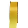Floristik24 Geschenk- und Dekorationsband 50m Gelb