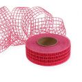 Floristik24 Gitterband 3cm x 10m bunt 7St