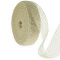 Floristik24 Juteband gebleicht Gitterstruktur 5cm x 40m für Dekoration und Floristik