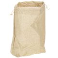 Floristik24 Jute-Beutel mit Kunststoff-Innenfolie 28×10×40cm natur