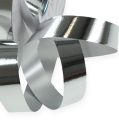 Floristik24 Kräuselband glänzend 19mm 100m Silber