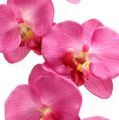 Floristik24 Künstliche Orchidee mit Blättern Pink 68cm