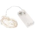 Floristik24 LED Lichterkette Batteriebetrieben Warmweiß 30 LEDs 3m Set mit 6 Stk
