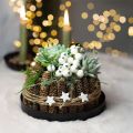 Metalltablett Rund Kerzentablett Schwarz Ø20cm H2,5cm 2St | Floristik24.at