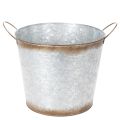 Pflanztopf aus Metall mit