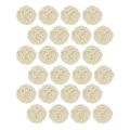Rattanball gebleicht Tischdeko Rattan Creme Ø5cm 24 St | Floristik24.at