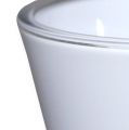 Floristik24 Vase „Fizzy“ Weiß, 1St
